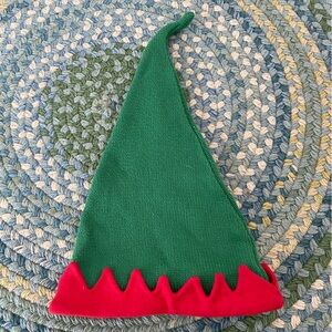 Hanna Andersson Green and Red Kids Elf Hat